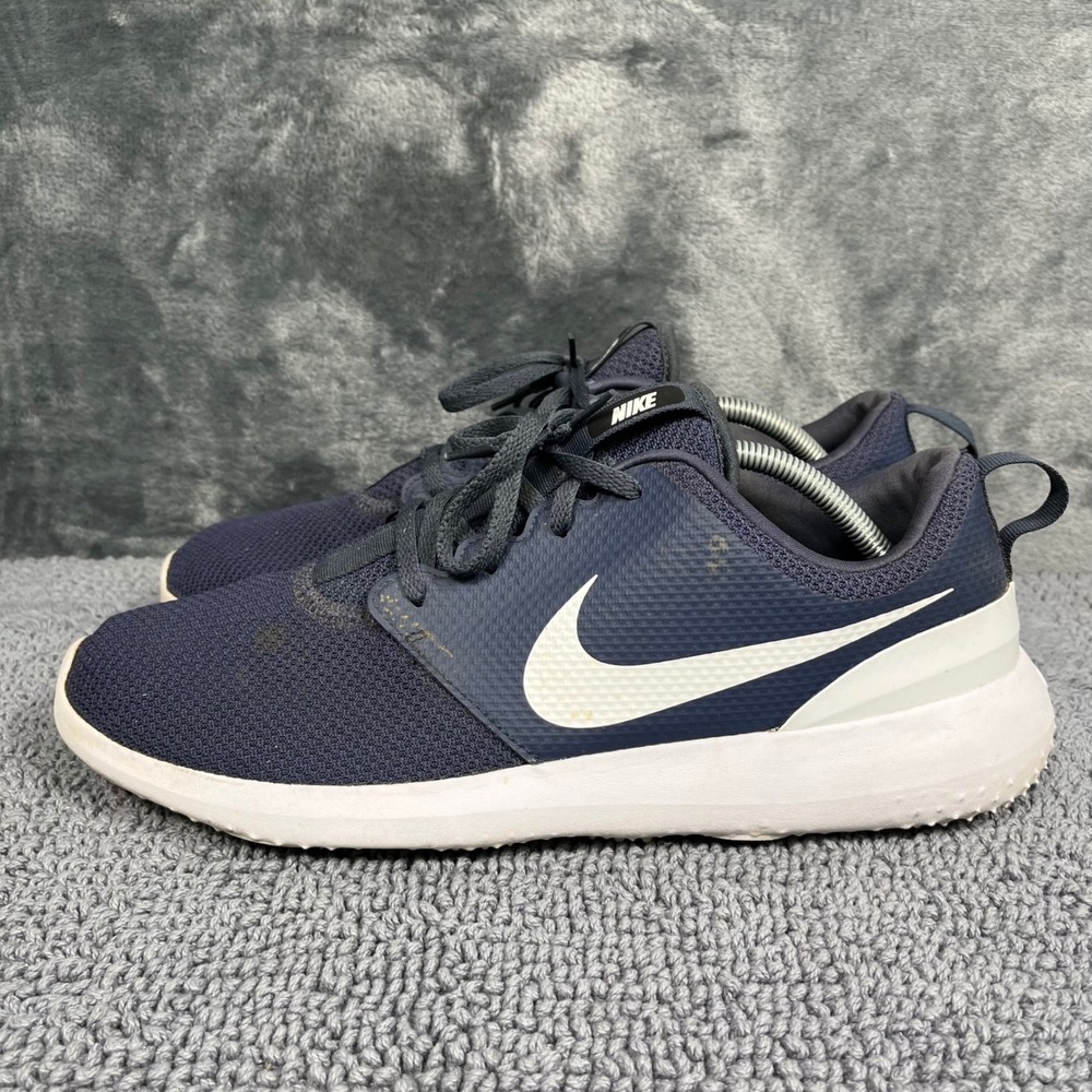 Nike Roshe G Golf Shoes Mens 12 Midnight Navy White Spikeless AA1837-400